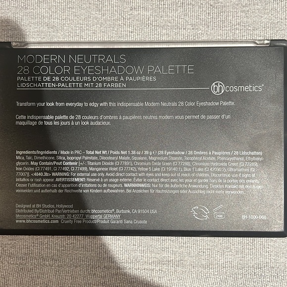 NEW bh cosmetics 28 eyeshadow neutral palette - Picture 6 of 8